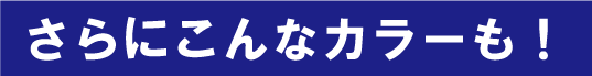 さらにこんなカラーも!