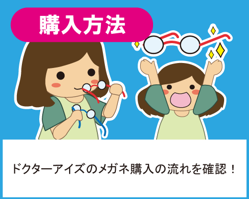ドクターアイズのメガネ購入の流れを確認　購入方法